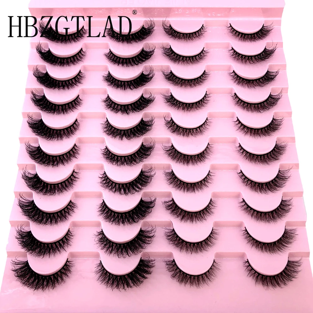 New 20 pairs of 3D handmade soft and charming false eyelashes naturally long to create perfect eye makeup thick cross eyelashes
New 20 pairs of 3D handmade soft and charming false eyelashes naturally long to create perfect eye makeup thick cross eyelashes