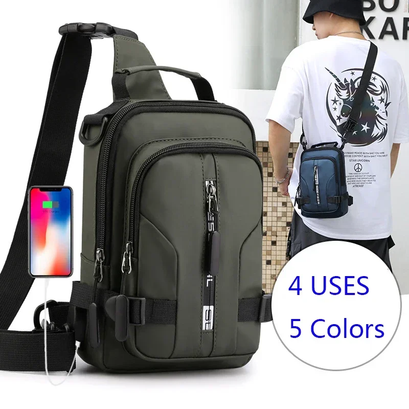 Men Backpack Sling Chest With Male Small USB Travel Rucksack Cross Charging Bag Shoulder Bag Messenger Port Body Side Nylon Pack
Men Backpack Sling Chest With Male Small USB Travel Rucksack Cross Charging Bag Shoulder Bag Messenger Port Body Side Nylon Pack