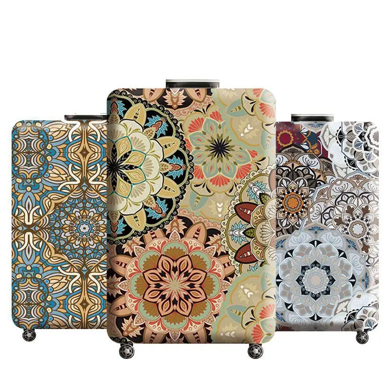 

Чехлы для чемоданов для путешествий, чемодан для защиты от пыли, эластичный чехол на колесиках для чемоданов размером 18-32 дюйма, аксессуары для путешествий