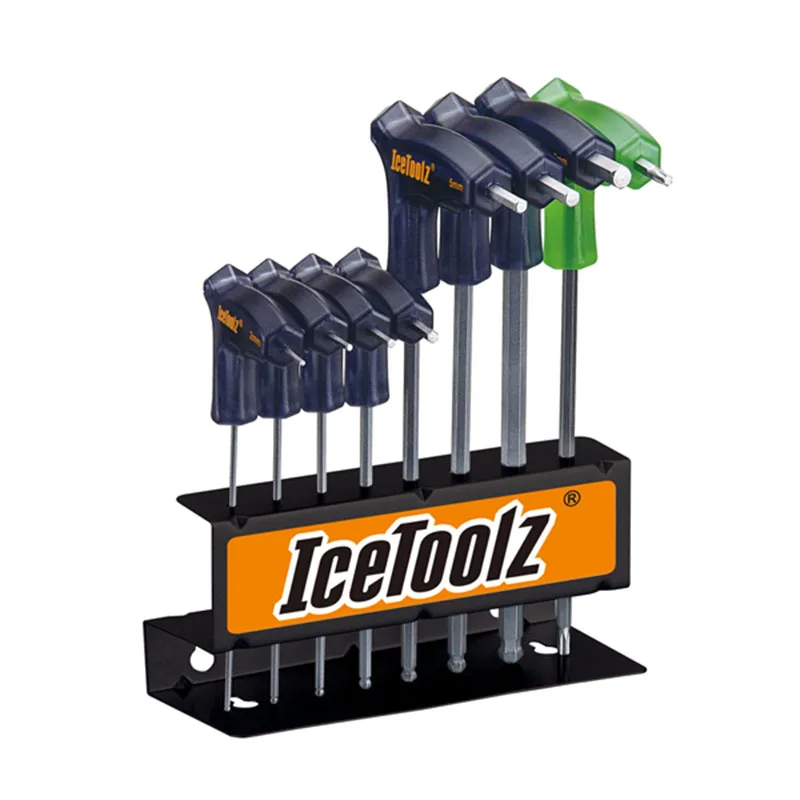 IceToolz 7M85 TwinHead Wrench Set/Bike 2x2.5x3x4x5x6x8mm Hex KeyT-25 Torx Key Tool Bicycle Repair Tools Kits Shop Cycling Tools
IceToolz 7M85 TwinHead Wrench Set/Bike 2x2.5x3x4x5x6x8mm Hex KeyT-25 Torx Key Tool Bicycle Repair Tools Kits Shop Cycling Tools