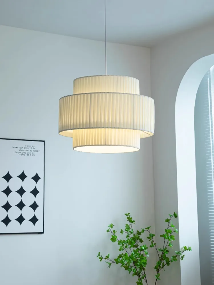 Modern French Creamy Style LED Chandelier Bedroom Pendant Lights Home Decorations Loft Hanging Lamp Fabric Led Lustre Fixtures
Modern French Creamy Style LED Chandelier Bedroom Pendant Lights Home Decorations Loft Hanging Lamp Fabric Led Lustre Fixtures