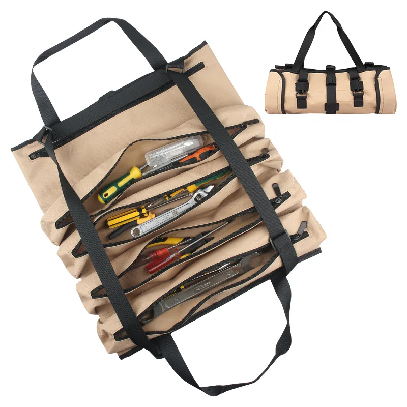 

Сумки для хранения, набор инструментов, автомобильная складная сумка из ткани Оксфорд для путешествий, кемпинга, подвесная сумка, двухсторонняя портативная деловая сумка на ремне