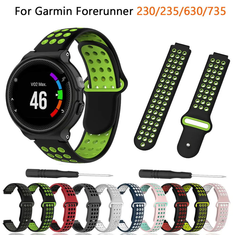 Ремешок силиконовый для наручных часов Garmin Forerunner 735XT 735 220 230 235 620 S20 S5
Ремешок силиконовый для наручных часов Garmin Forerunner 735XT 735 220 230 235 620 S20 S5