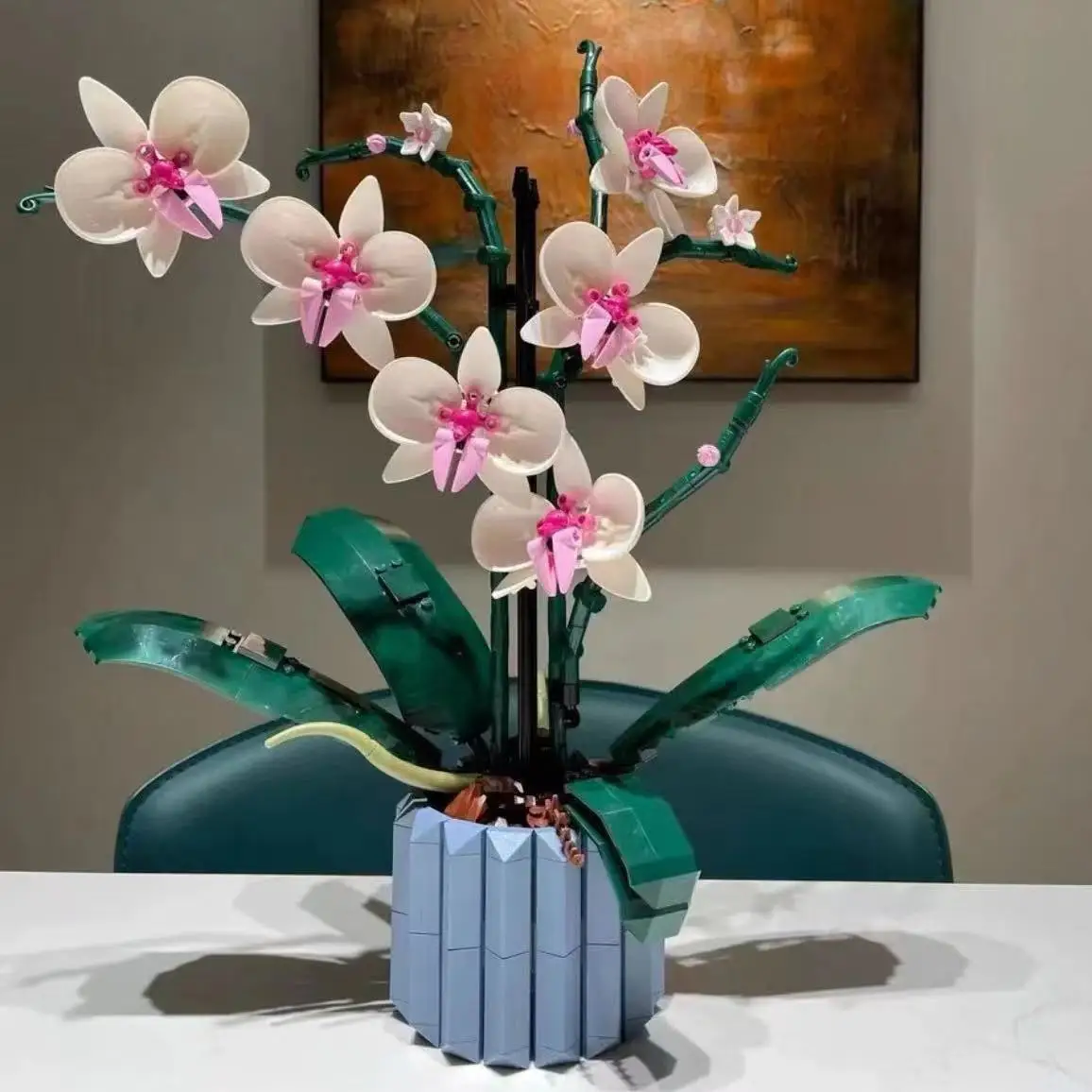 DIY 711Pc Bouquet Orchid Building Block MOC Flower Model Brick Plant Rose Assembly Kid Toy Set Gift for Valentine Home Decor
DIY 711Pc Bouquet Orchid Building Block MOC Flower Model Brick Plant Rose Assembly Kid Toy Set Gift for Valentine Home Decor