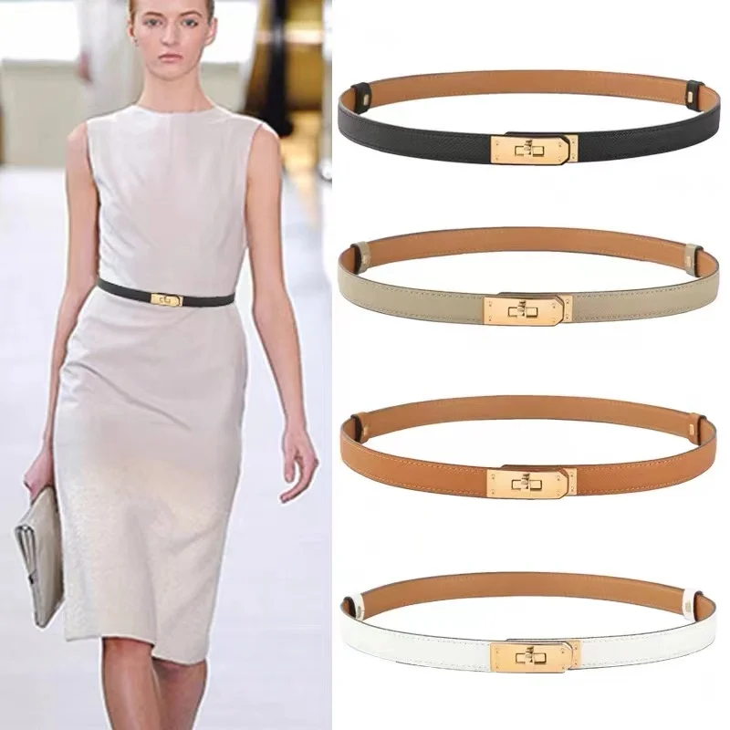 Luxury Brand Leather Women Waist Belt DesignerWomen Dress Party Cowhide Knot Belt Gold Alloy Buckle Waistband Jeans Female Gift
Luxury Brand Leather Women Waist Belt DesignerWomen Dress Party Cowhide Knot Belt Gold Alloy Buckle Waistband Jeans Female Gift