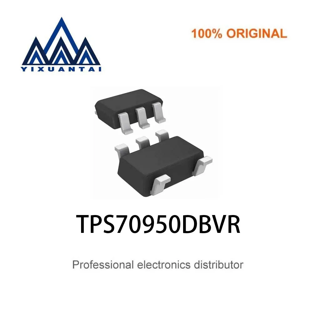 

10pcs/Lot TPS70950DBVR TPS70950DBVRG4 TPS70950DBVT TPS70950 Marking SDH 【IC REG LDO 5V 0.15A SOT23-5】New