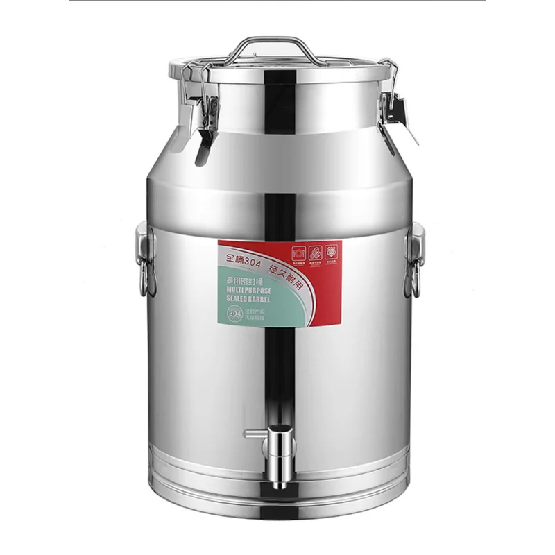 Stainless steel sealed bucket 304 faucet sealed tank thickened oil bucket milk bucket transportation connection bucket
Stainless steel sealed bucket 304 faucet sealed tank thickened oil bucket milk bucket transportation connection bucket