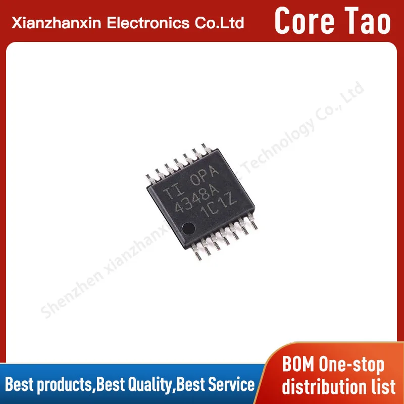 2~10pcs/lot OPA4348AIPWR OPA4348A TSSOP-14 Operational amplifier chip New and original
2~10pcs/lot OPA4348AIPWR OPA4348A TSSOP-14 Operational amplifier chip New and original