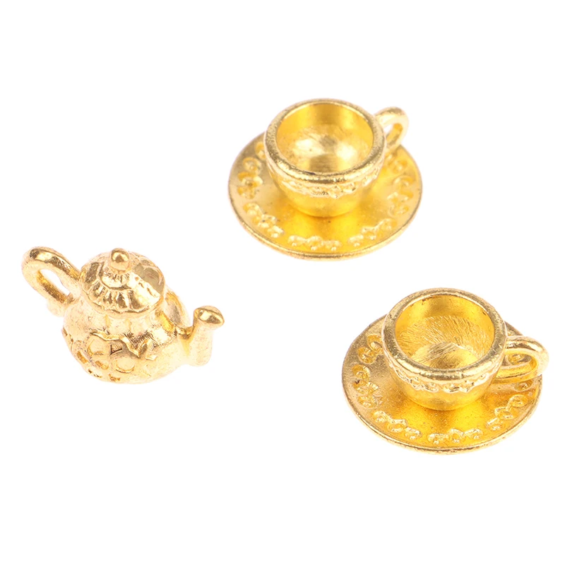 1Set 1/12 Dollhouse Miniature Gold Color Metal Tea Coffee Tray Tableware Set Mini Simulation Furniture Kitchen Accessories
1Set 1/12 Dollhouse Miniature Gold Color Metal Tea Coffee Tray Tableware Set Mini Simulation Furniture Kitchen Accessories