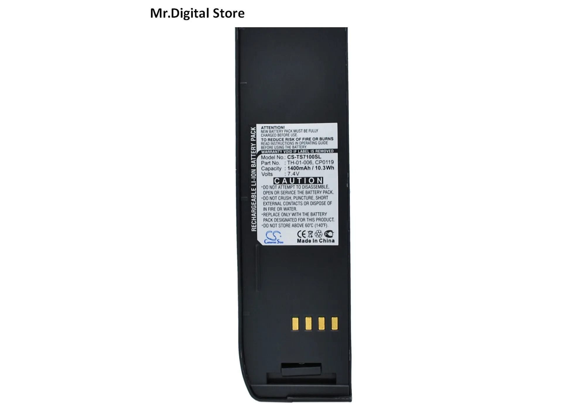 Cameron Sino 1400mAh Satellite Phone Battery CP0119, TH-01-006 for Ascom 21, For Thuraya Hughes 7100, Hughes 7101, HNS-7100
Cameron Sino 1400mAh Satellite Phone Battery CP0119, TH-01-006 for Ascom 21, For Thuraya Hughes 7100, Hughes 7101, HNS-7100