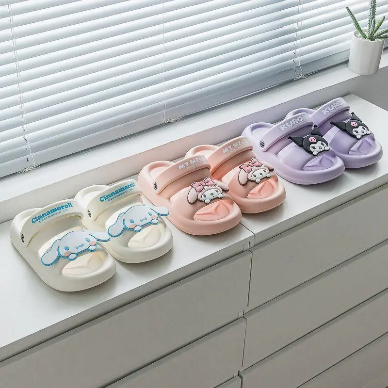 Kawaii Sanrio Slippers Kuromi Cinnamoroll Mymelody Comfort Soft and Non Slip Summer New Wear Sandals Indoors and Outdoors
Kawaii Sanrio Slippers Kuromi Cinnamoroll Mymelody Comfort Soft and Non Slip Summer New Wear Sandals Indoors and Outdoors