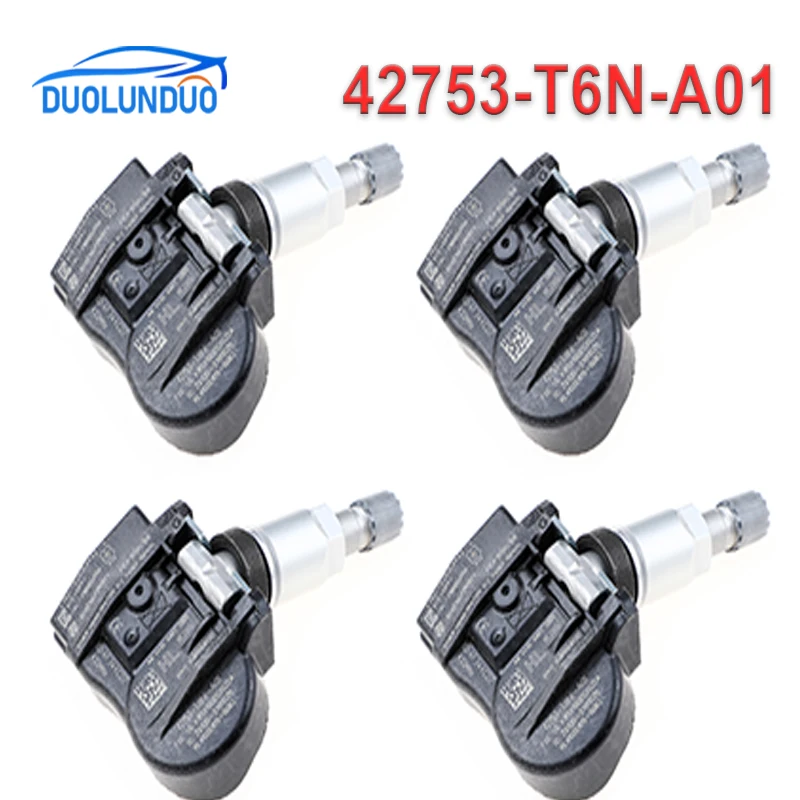 New 4PCS 42753-T6N-A01 42753T6NA01 Tire Pressure Sensor Car Accessories High Quality For Honda Acura Odyssey Pilot Ridgeline
New 4PCS 42753-T6N-A01 42753T6NA01 Tire Pressure Sensor Car Accessories High Quality For Honda Acura Odyssey Pilot Ridgeline