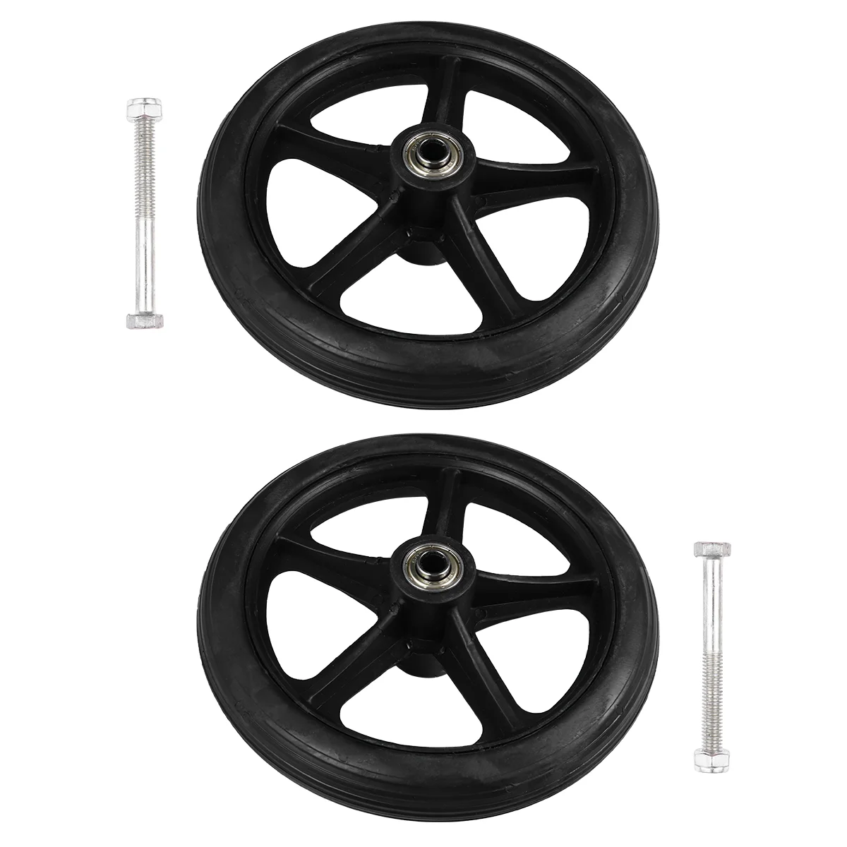 Walker Wheelchair Front Caster Replacement 7 Inch Tire Rubber Wheelchairs Parts Black
Walker Wheelchair Front Caster Replacement 7 Inch Tire Rubber Wheelchairs Parts Black