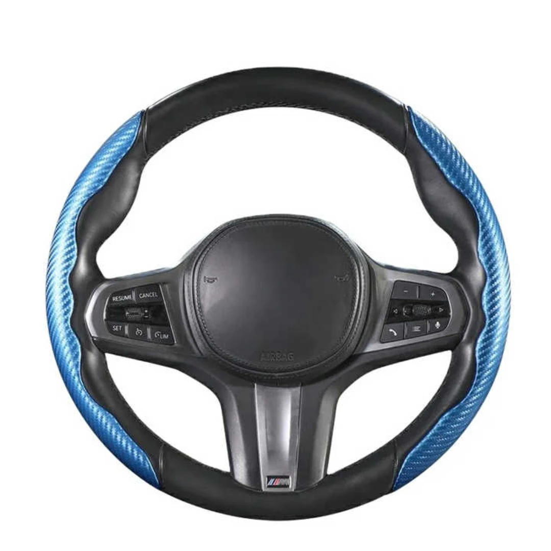 38cm Car steering wheel cover Carbon Fiber sports ultra-thin non-slip card cover Summer handle cover Type D
38cm Car steering wheel cover Carbon Fiber sports ultra-thin non-slip card cover Summer handle cover Type D