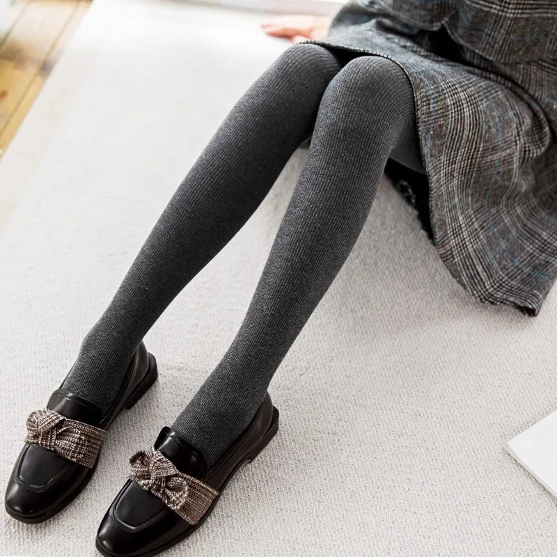 Autumn Simple Style Solid Color Cotton Thread Women's Pantyhose Warm Comfort High Waist Vertical Stripe Sexy Stretch Tights
Autumn Simple Style Solid Color Cotton Thread Women's Pantyhose Warm Comfort High Waist Vertical Stripe Sexy Stretch Tights