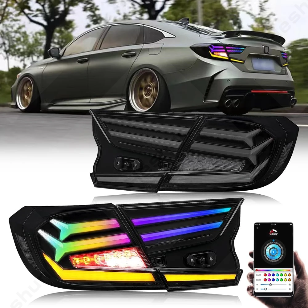 Taillights for Honda Accord Tail Lights 2018-2022 LX Sport EX EX-L Touring 10th Gen Accessories Hybrid Rear Light Smoked Lambo
Taillights for Honda Accord Tail Lights 2018-2022 LX Sport EX EX-L Touring 10th Gen Accessories Hybrid Rear Light Smoked Lambo