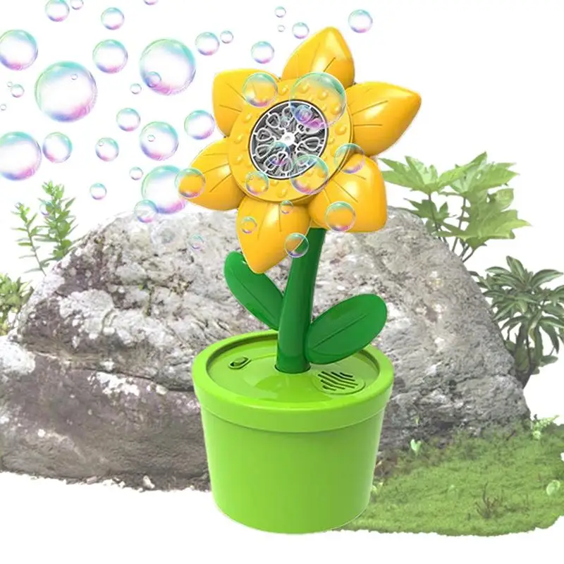 Automatic Bubble Machine Sunflower Bubble Machine Electric Bubble Blower Toy With Music & Light For Kids Outdoors Activity
Automatic Bubble Machine Sunflower Bubble Machine Electric Bubble Blower Toy With Music & Light For Kids Outdoors Activity