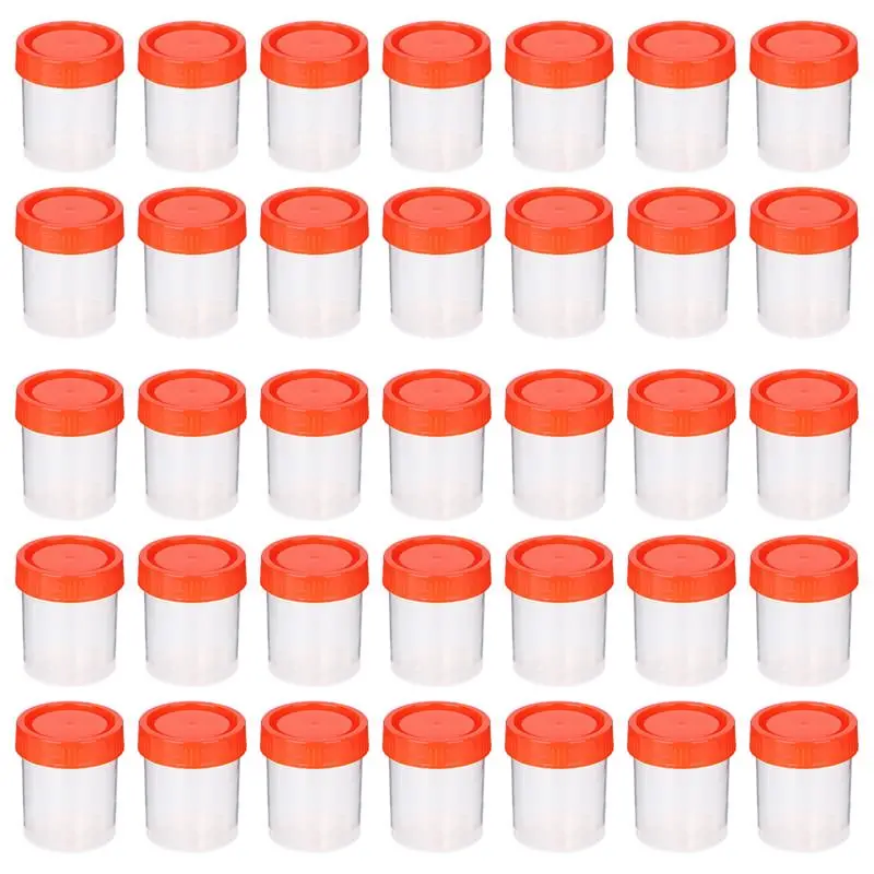 50Pcs/1Pack 40ml Plastic Specimen Sampling Cup Practical Urine Sealed Container with Spiral Cover for Laboratory (Random Color)
50Pcs/1Pack 40ml Plastic Specimen Sampling Cup Practical Urine Sealed Container with Spiral Cover for Laboratory (Random Color)