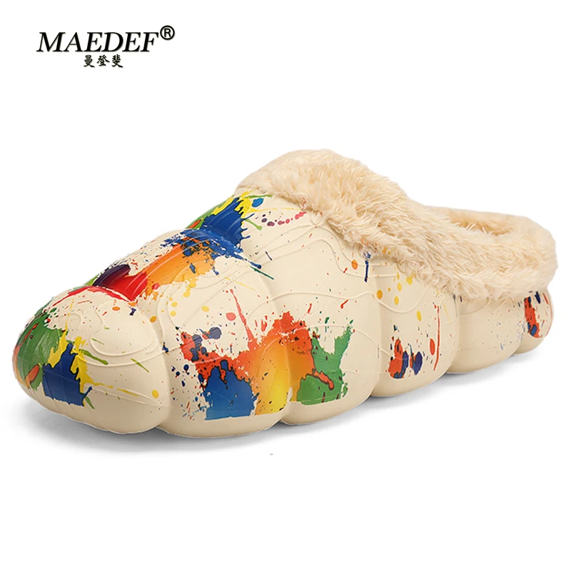 Winter Warm Women Slippers High Quality Men Waterproof Furry Non-Slip Cotton Shoes Soft Comfortable Indoor Home Shoes for Couple
Winter Warm Women Slippers High Quality Men Waterproof Furry Non-Slip Cotton Shoes Soft Comfortable Indoor Home Shoes for Couple
