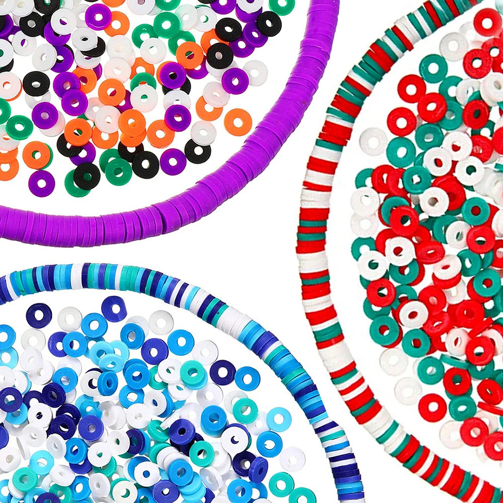 3200Pcs Halloween Christmas Polymer Clay Pieces Colorful Round Spacer Beads For DIY Handmade Necklace Bracelet Jewelry Making
3200Pcs Halloween Christmas Polymer Clay Pieces Colorful Round Spacer Beads For DIY Handmade Necklace Bracelet Jewelry Making