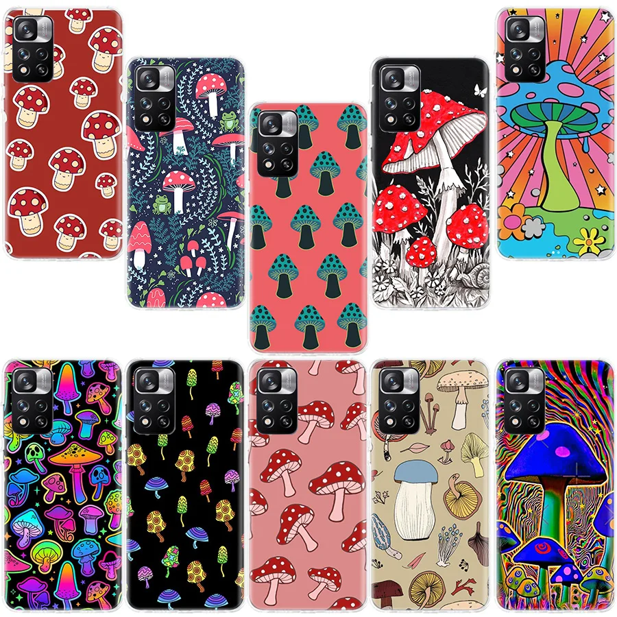 Rainbow Mushrooms Phone Case For Xiaomi Poco X4 GT X3 NFC X5 Pro 5G M5 M5S M4 M3 Note 10 Lite Mi A1 A2 A3 F3 F2 F1 Cover Coque F
Rainbow Mushrooms Phone Case For Xiaomi Poco X4 GT X3 NFC X5 Pro 5G M5 M5S M4 M3 Note 10 Lite Mi A1 A2 A3 F3 F2 F1 Cover Coque F