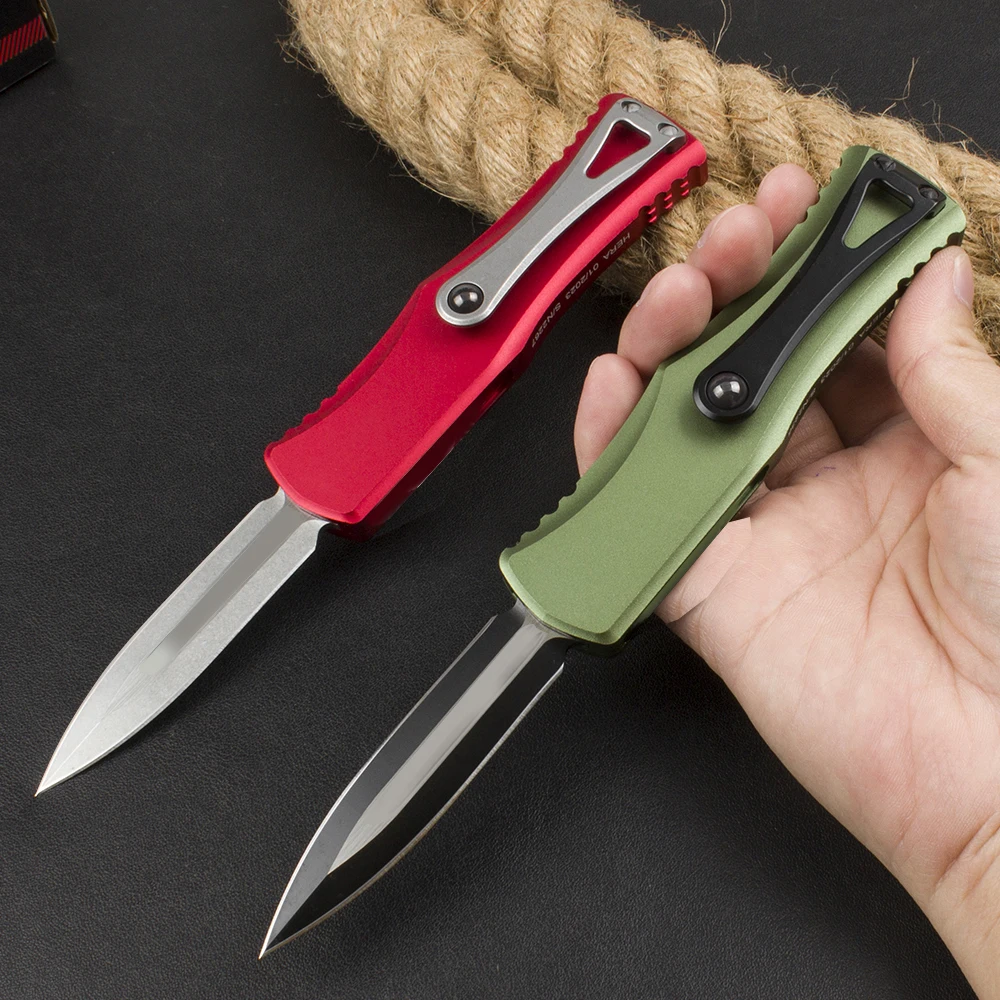 

New HR Aluminium Handle Steel Blade Survival EDC Camping Hunt Fruit Multi Kitchenware Kitchen Tool Key Utility Knife