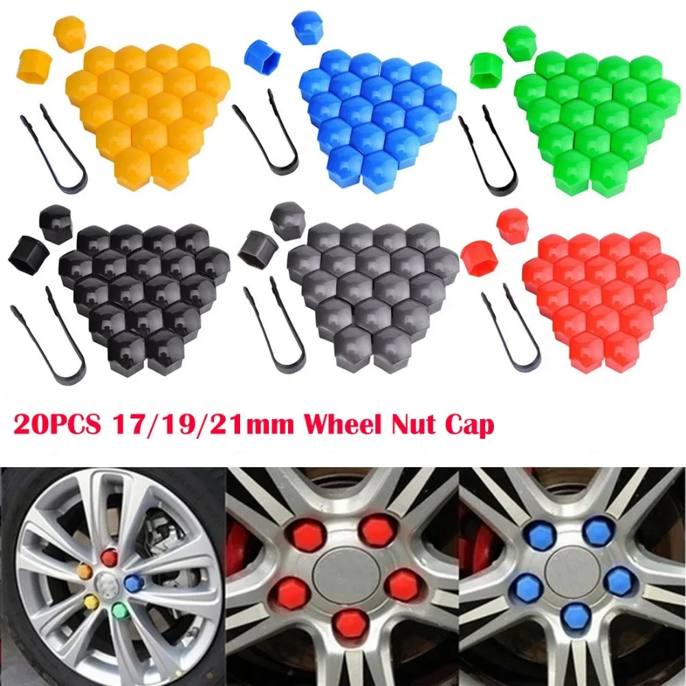 20PCS 17/19/21mm Car Wheel Nut Cap Cover Anti-Rust Auto Tyre Hub Screw Protection Decoration Universal Auto Clips 
20PCS 17/19/21mm Car Wheel Nut Cap Cover Anti-Rust Auto Tyre Hub Screw Protection Decoration Universal Auto Clips