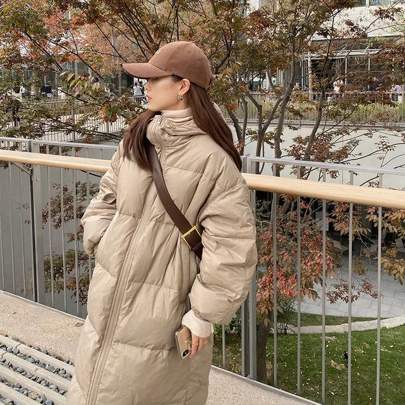Woman Winter Ultra-light and Warm Loose Coat Female Hooded White Duck Down Jacket Long-sleeved Long Coats Jackets G794
Woman Winter Ultra-light and Warm Loose Coat Female Hooded White Duck Down Jacket Long-sleeved Long Coats Jackets G794