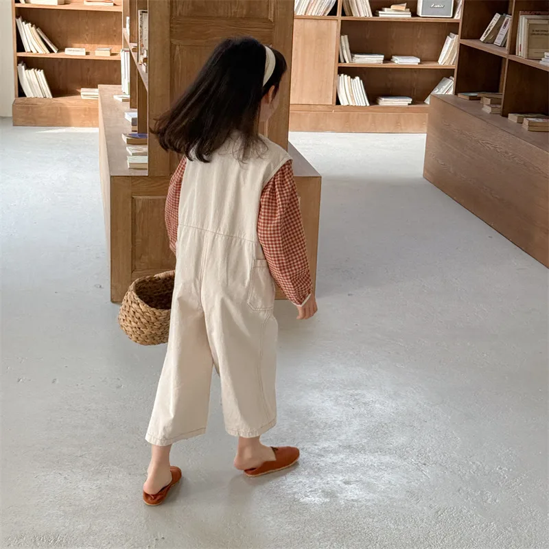 2025 Spring New Girls Overalls Loose Kids Jumpsuit Flower Embroidery Baby Bib Pants Children Casual Pants Infant Clothes 11 S7f4464f16856432d8f8ea96c38dbb87eE