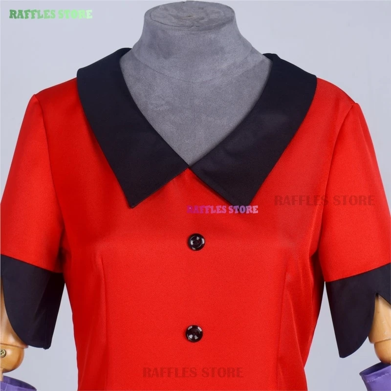 

Anime Hazbin Vaggie Cosplay Costume Hotel Uniforms Angel Fight Dress Skirt Outfit Vaggie Cosplay Clothes Halloween Party Suit