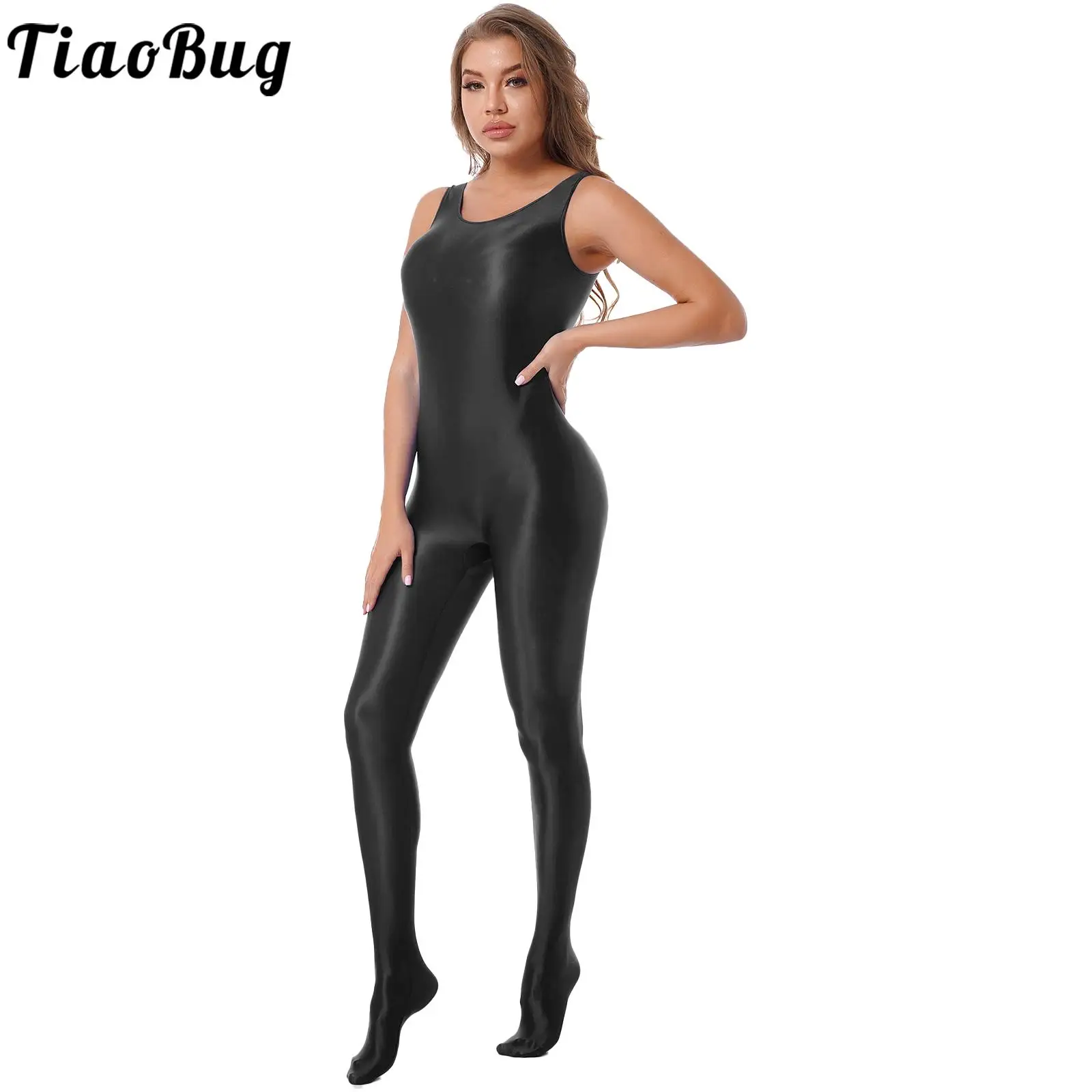 Womens Hot Sleeveless Full Body Bodysuit Solid Color Round Neck Sexy Bodystocking Nightwear Sleepwear Bodysuit
Womens Hot Sleeveless Full Body Bodysuit Solid Color Round Neck Sexy Bodystocking Nightwear Sleepwear Bodysuit