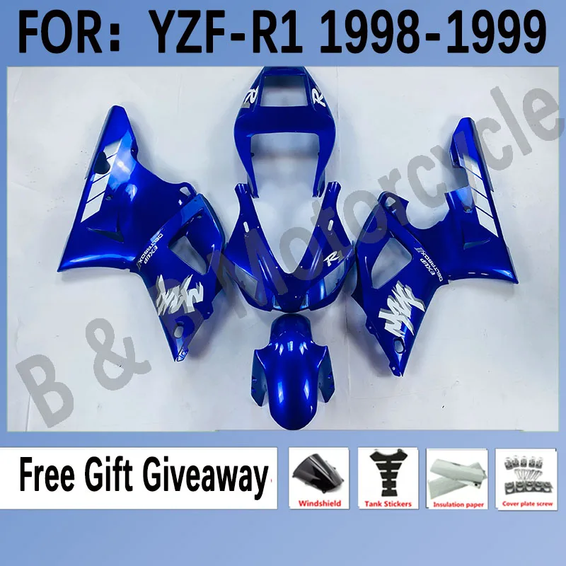Motorcycle Injection Mold Fairings Kit For YAMAHA YZF R1 YZF1000 98 99 R1 Bodywork Fairing YZFR1 1998-1999 Set Blue
Motorcycle Injection Mold Fairings Kit For YAMAHA YZF R1 YZF1000 98 99 R1 Bodywork Fairing YZFR1 1998-1999 Set Blue