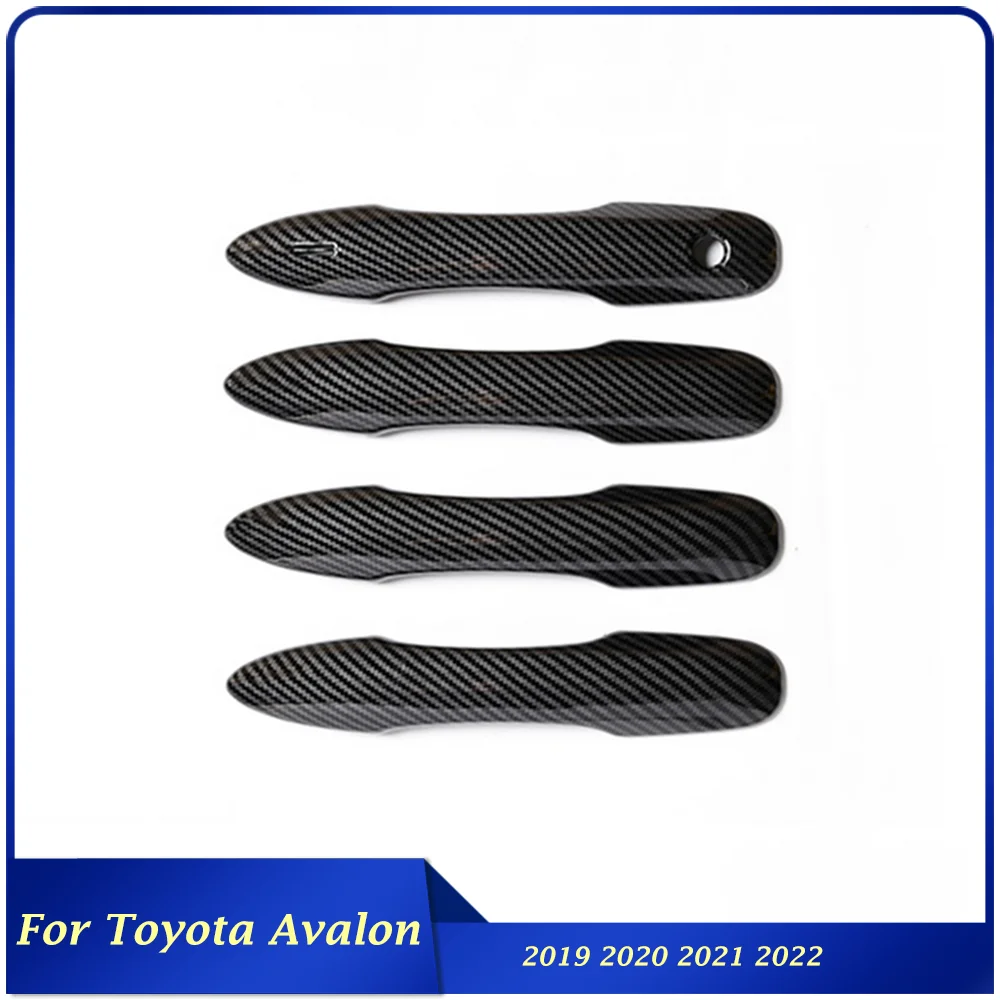 4 шт./компл. для Toyota Avalon ABS Материал наружные Автомобильные Боковые дверные ручки облицовочные наклейки 2019 2020 2021 2022