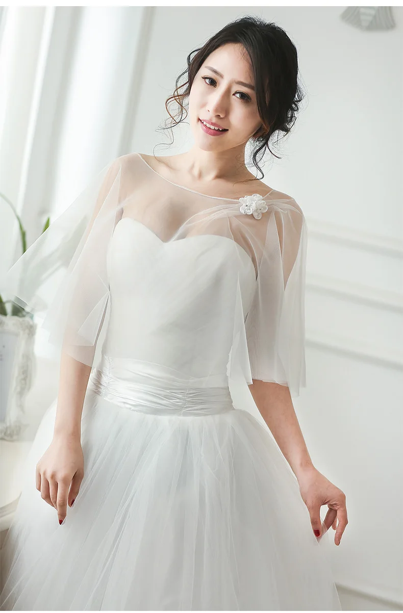 Tulle 3D Flowers Gauze Bridal Elegant Wedding Shawl wraps in BOLERO Bridal Wedding jacket
Tulle 3D Flowers Gauze Bridal Elegant Wedding Shawl wraps in BOLERO Bridal Wedding jacket
