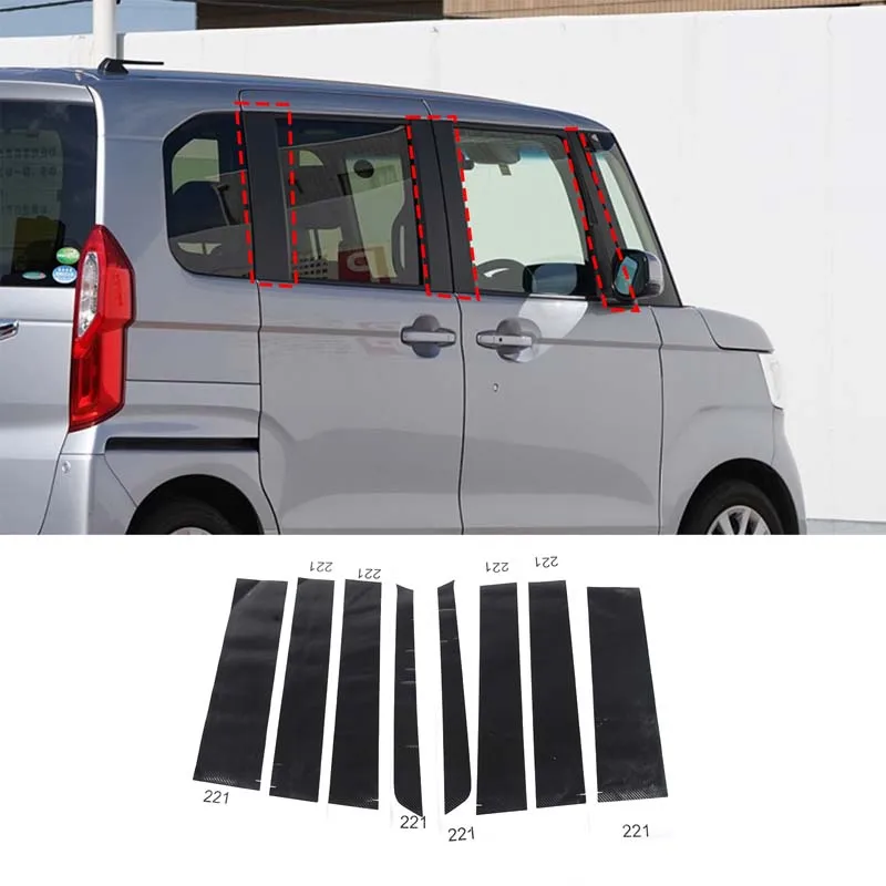 For Honda N-BOX 2017-2021 PVC Polyvinyl Chloride Carbon Fiber Style Car Center Pillar A Pillar B Pillar Decorative Sticker
For Honda N-BOX 2017-2021 PVC Polyvinyl Chloride Carbon Fiber Style Car Center Pillar A Pillar B Pillar Decorative Sticker