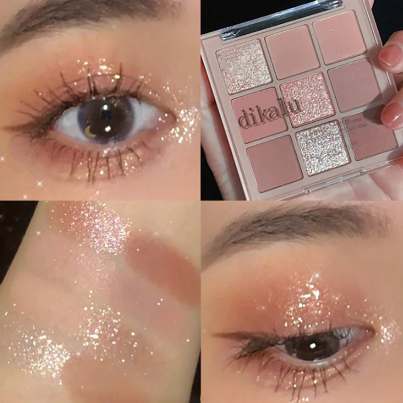 9 Colors Glitter Eyeshadow Palette Eyeshadow Primer Waterproof Nude Eye Pigment Matte Shimmer Matte Eye Shadow Powder Makeup Kit
9 Colors Glitter Eyeshadow Palette Eyeshadow Primer Waterproof Nude Eye Pigment Matte Shimmer Matte Eye Shadow Powder Makeup Kit