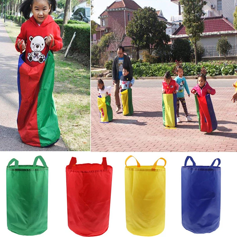 

Kids Adult Family Sack Racing Games Jumping Sports Balance Training Toy for Friends Party Garden Outdoor Fun Toy School Activity