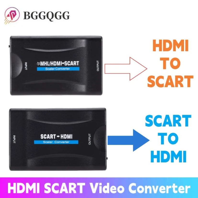 1080P SCART HDMI-compatible Video Audio Converter with USB Cable For HDTV Sky Box DVD Television Signal Upscale Converter
1080P SCART HDMI-compatible Video Audio Converter with USB Cable For HDTV Sky Box DVD Television Signal Upscale Converter