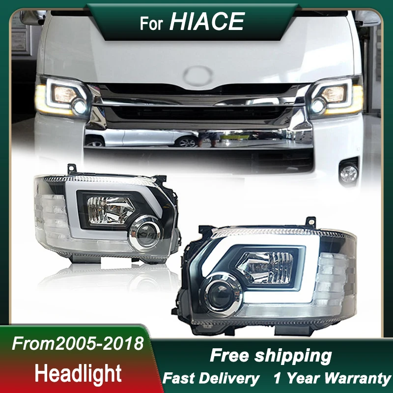 Car Headlights for Toyota HIACE 2005-2018 to new style full LED DRL Dynamic Signal Head Lamp Bi Xenon Beam Headlamp Accembly
Car Headlights for Toyota HIACE 2005-2018 to new style full LED DRL Dynamic Signal Head Lamp Bi Xenon Beam Headlamp Accembly