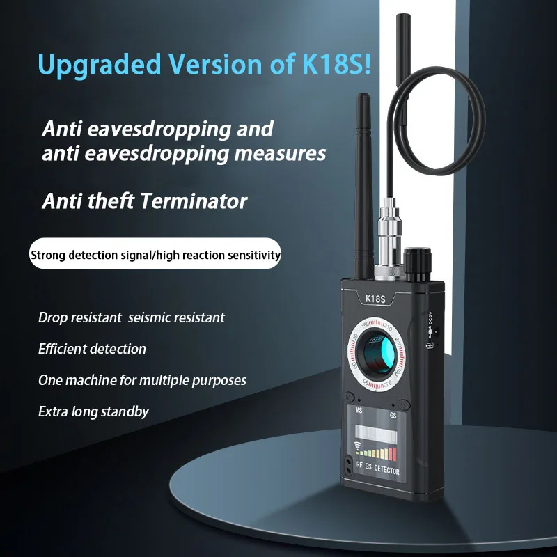 KOOJN K18S Detector Hotel Anti theft Anti Eavesdropping Anti Monitoring Camera Detector GPS Anti Positioning Detector
KOOJN K18S Detector Hotel Anti theft Anti Eavesdropping Anti Monitoring Camera Detector GPS Anti Positioning Detector