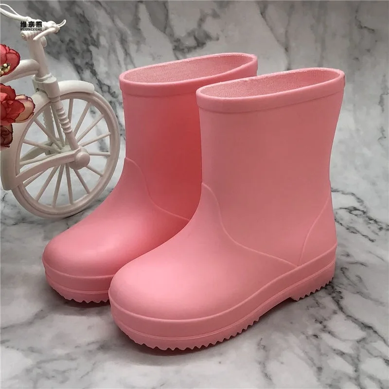 2-10Y Children Rain Boots Waterproof Baby Boys Girls Spring Autumn Flat Heel PVC Slip-on Solid Non-slip Kids Shoes Hw28
2-10Y Children Rain Boots Waterproof Baby Boys Girls Spring Autumn Flat Heel PVC Slip-on Solid Non-slip Kids Shoes Hw28