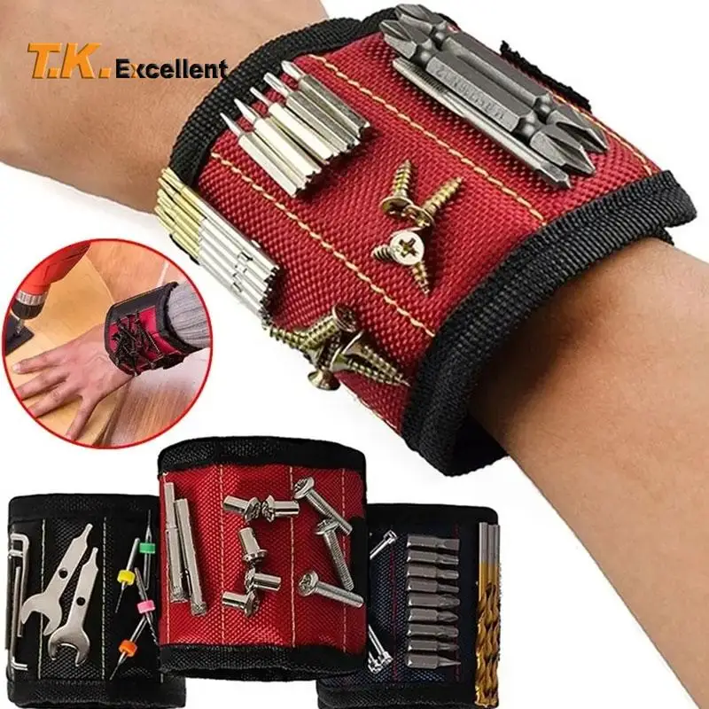 Adjustable Strong Magnetic Wristband Wrist Support Bands For Screws Nails Nuts Bolts Drill
Adjustable Strong Magnetic Wristband Wrist Support Bands For Screws Nails Nuts Bolts Drill