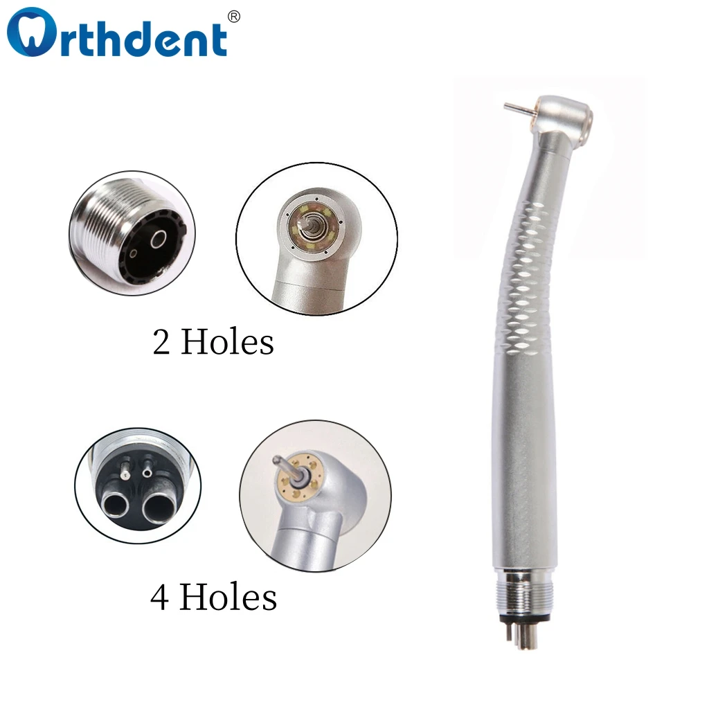 High Speed Rotation Dental LED Handpiece 5 Water Spray Air Turbine Electric Generator Push Button 2/4 Holes Dentistry Surgery
High Speed Rotation Dental LED Handpiece 5 Water Spray Air Turbine Electric Generator Push Button 2/4 Holes Dentistry Surgery
