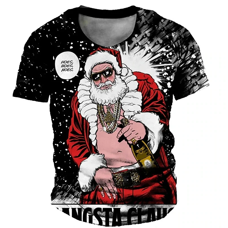 Funny Merry Christmas Santa Claus 3D Printed T-shirt For Men Fashion Hip Hop Xmas Gifts Kids T-Shirt Casual Streetwear Tee Tops
Funny Merry Christmas Santa Claus 3D Printed T-shirt For Men Fashion Hip Hop Xmas Gifts Kids T-Shirt Casual Streetwear Tee Tops