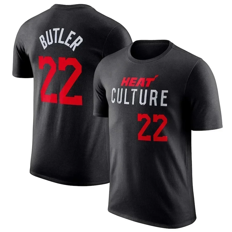 

2023 Man New American Basketball Jerseys Clothes Jimmy Butler Tyler Herro Ball Pants T Shirts Loose Cotton Shorts Sweatshirt