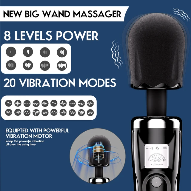 Vibromasseur chauffant à affichage numérique pour femme, baguette AV, jouet sexuel, anciers magique, masseur de charge USB, vibromasseurs de clitoris et de point G, adultes de 18 ans 2