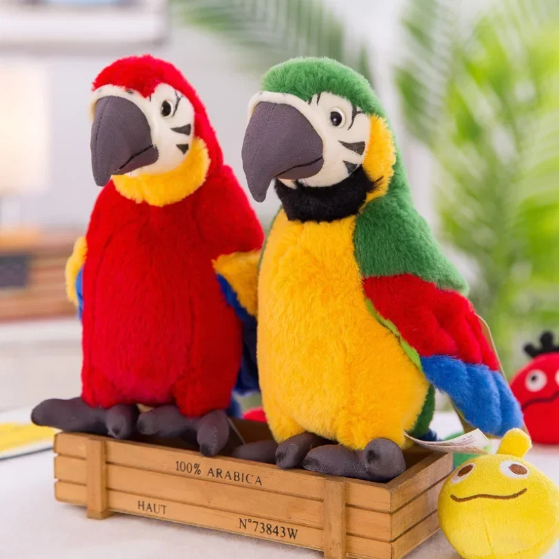 Cartoon Parrot Electric Talking Plush Toy Speaking Record Repeats Waving Wings Electroni Bird Stuffed Plush Toy As Gift For Kids
Cartoon Parrot Electric Talking Plush Toy Speaking Record Repeats Waving Wings Electroni Bird Stuffed Plush Toy As Gift For Kids