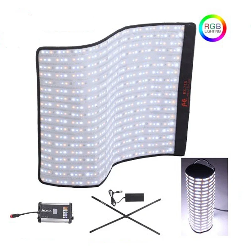 Falconeyes Roll-Flex RX-718 100W RGB 2700-9999K Portable светодиодный Photo с DMX 648pcs Flexible Photography Lamp 
Falconeyes Roll-Flex RX-718 100W RGB 2700-9999K Portable светодиодный Photo с DMX 648pcs Flexible Photography Lamp