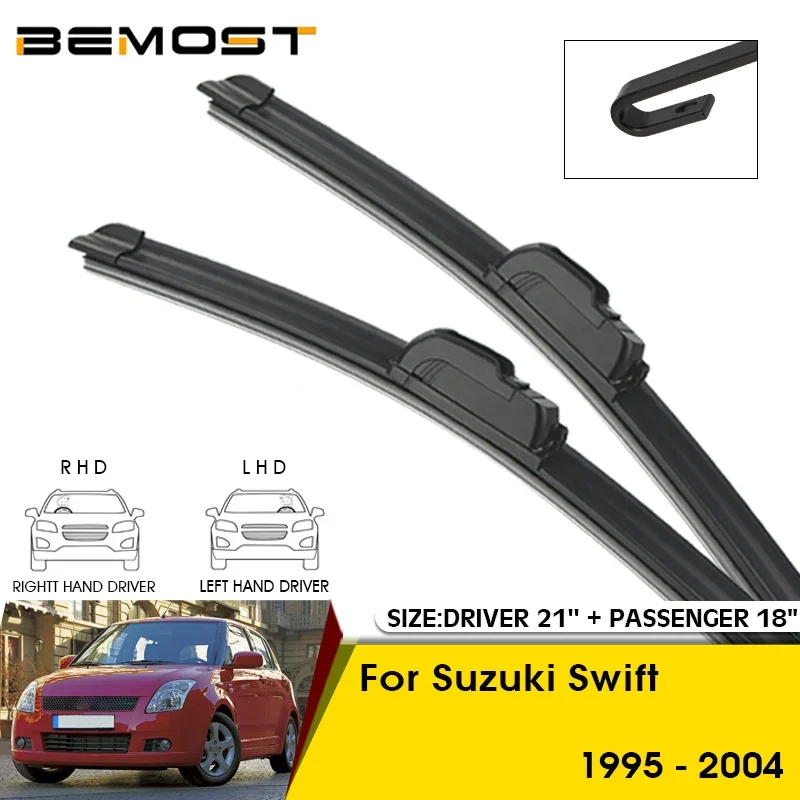 Автомобильные щетки стеклоочистителя для Suzuki Swift 1995-2004, лобовое стекло, лобовое стекло, передние стеклоочистители, 21 + 18 дюймов, автомобильные аксессуары
Автомобильные щетки стеклоочистителя для Suzuki Swift 1995-2004, лобовое стекло, лобовое стекло, передние стеклоочистители, 21 + 18 дюймов, автомобильные аксессуары
