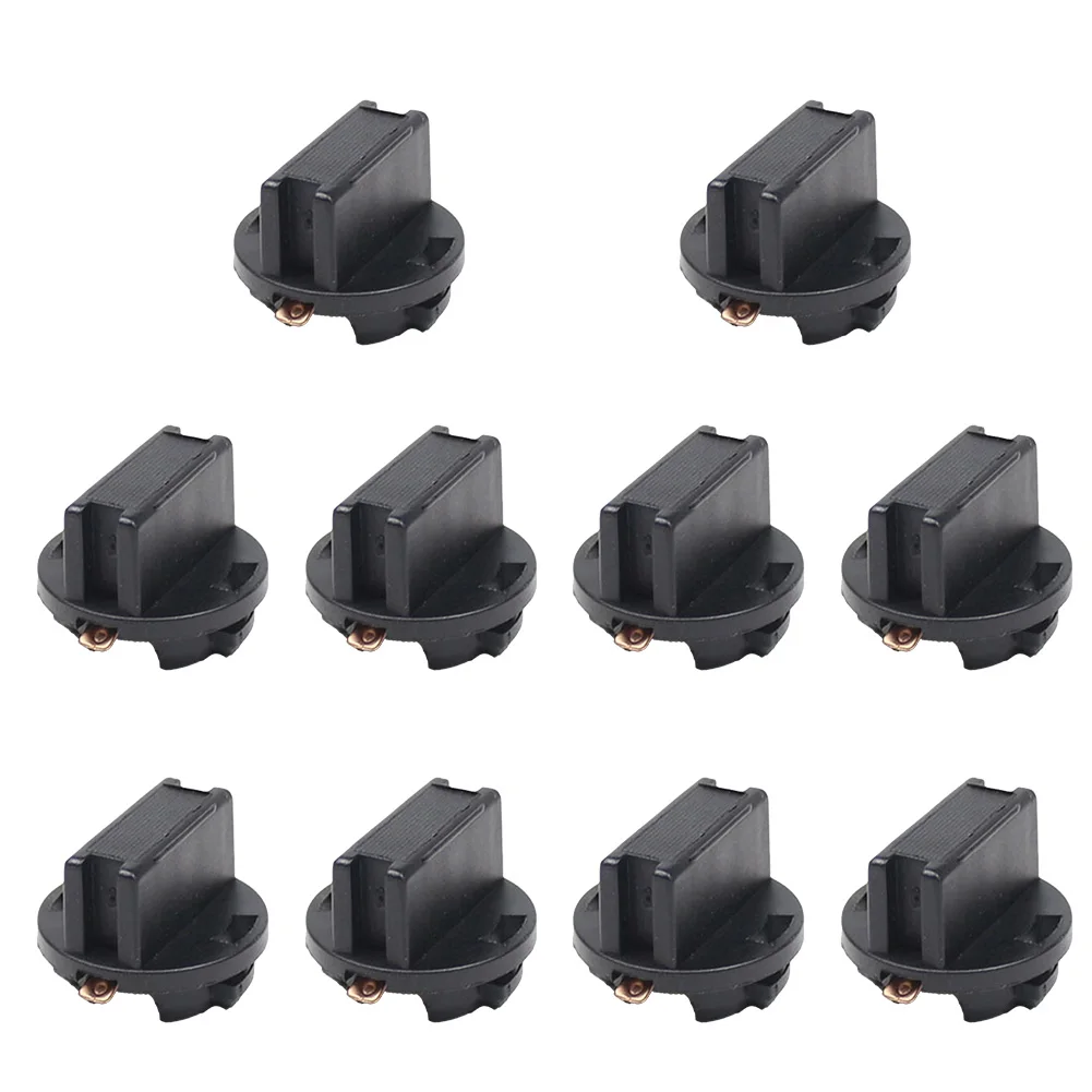 10pcs Universal Fit T10 Lock Bulb Holder Sockets Plastic+Copper Sheet Fit For 168, 192, 194 Modle Easy Installation
10pcs Universal Fit T10 Lock Bulb Holder Sockets Plastic+Copper Sheet Fit For 168, 192, 194 Modle Easy Installation